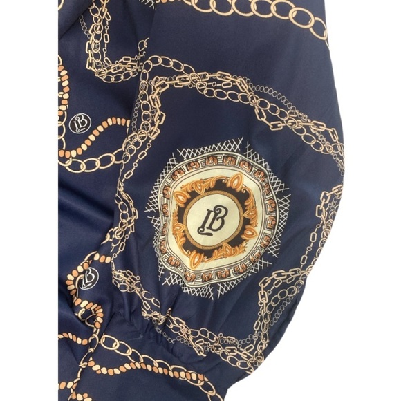 CHICME LB initial golden chain print // 2XL-3XL - Picture 8 of 10